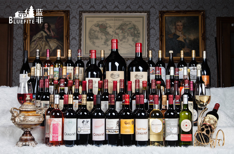 蓝菲红酒